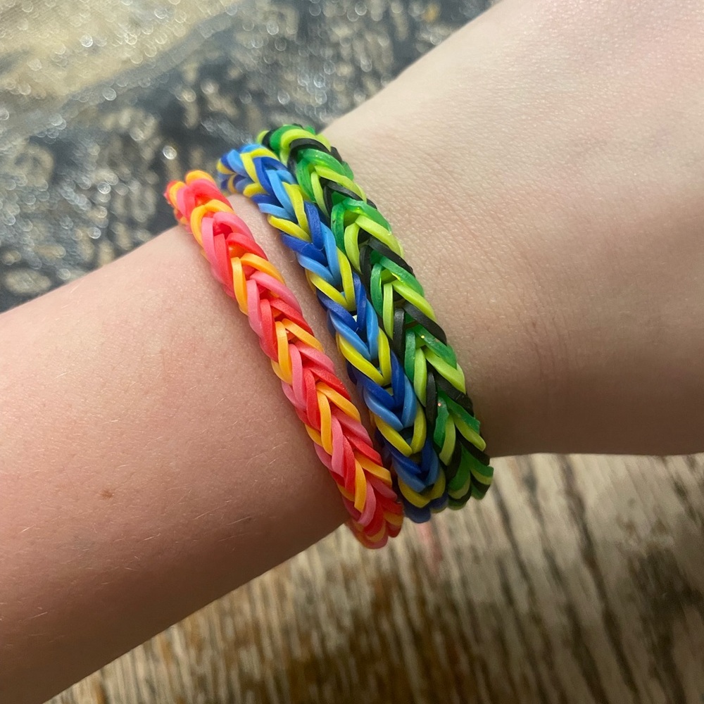 Power puff girls matching fishtail bracelet